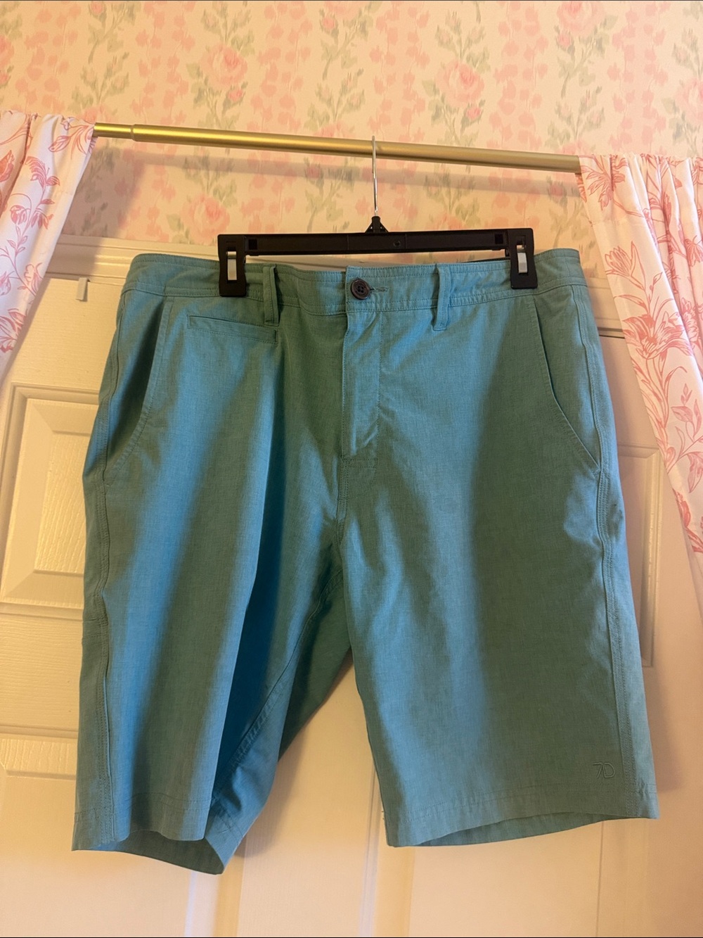 Men's 7 Diamonds Teal Casual Shorts